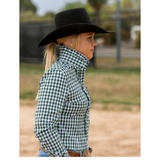 Black Colt Kirby Shirt - Khaki Gingham
