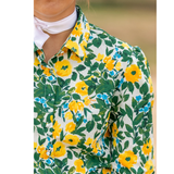 Black Colt Womens Maggie Shirt - Green/Yellow Floral