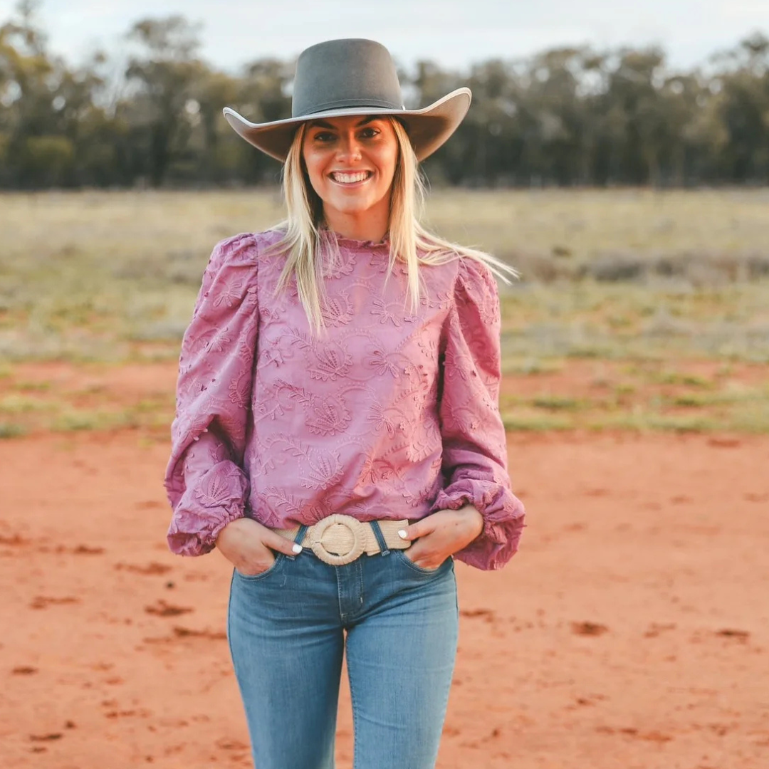 Black Colt Womens Brooke Top - Purple Lace