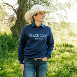 Black Colt Womens Pullover Sweater - Navy