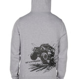 Bullzye Mens Determination Hoodie - Grey Marle