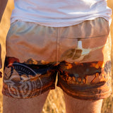 Bullzye Mens Helicopter Shorts - Multi