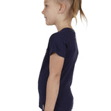 Bullzye Girls Heart Tee - Navy