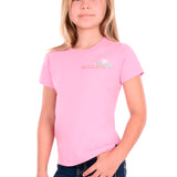 Bullzye Girls Wlila Tee - Flamingo Pink