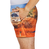 Bullzye Mens Blazing Shorts - Multi
