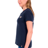 Bullzye Womens Belle V Neck Tee - Navy