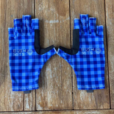 Bush Mits - Hamiltons Blue Gingham