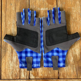 Bush Mits - Hamiltons Blue Gingham