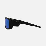 Carve Smoko Safety Sunglasses - Matt Black/Grey/Blue