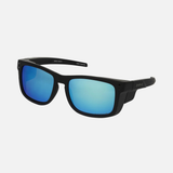 Carve Smoko Safety Sunglasses - Matt Black/Grey/Blue