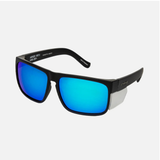 Carve Vendetta Safety Glasses - Matt Black/Grey/Blue