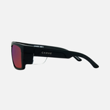 Carve Volley Safety Sunglasses - Matt Black/Grey/Red