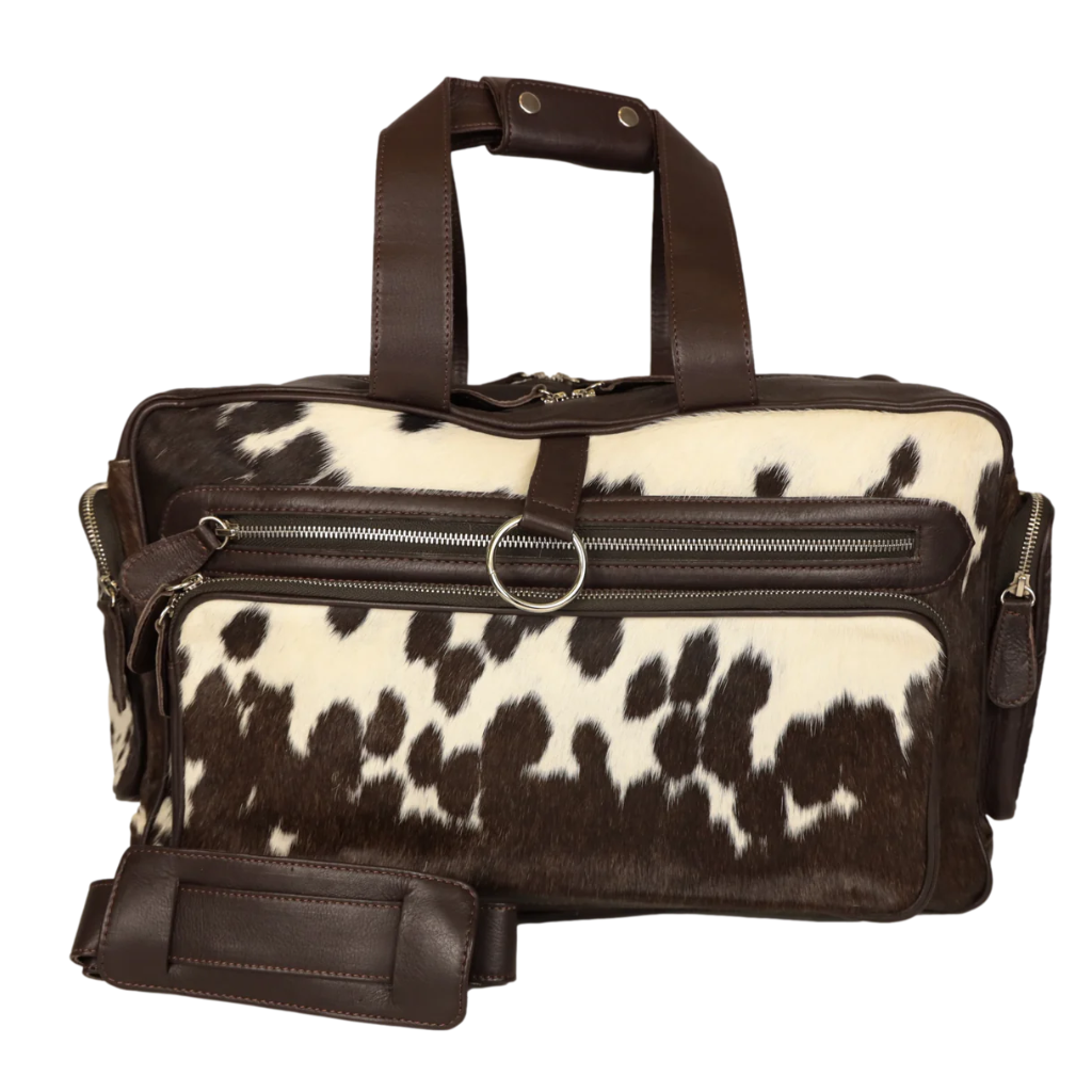 Cowhide Faith Nappy Bag Brown Brown Bairnsdale Horse Centre