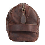 Cowhide Toiletry Bag - Brown