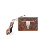 Pride of Prickly Pears Credit Card Holder - Dark Brown