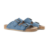 Blue Ridge Denim Sandles - Dusty Indigo