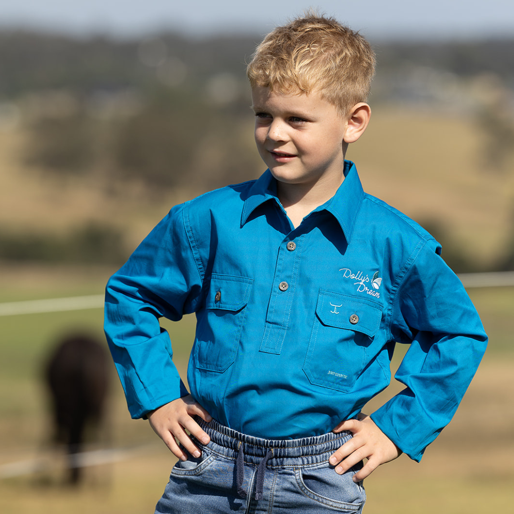 Dollys Dream Boys Half Button Shirt
