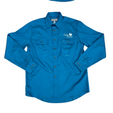 Dollys Dream Mens Full Button Limited Edition Shirt - Sapphire
