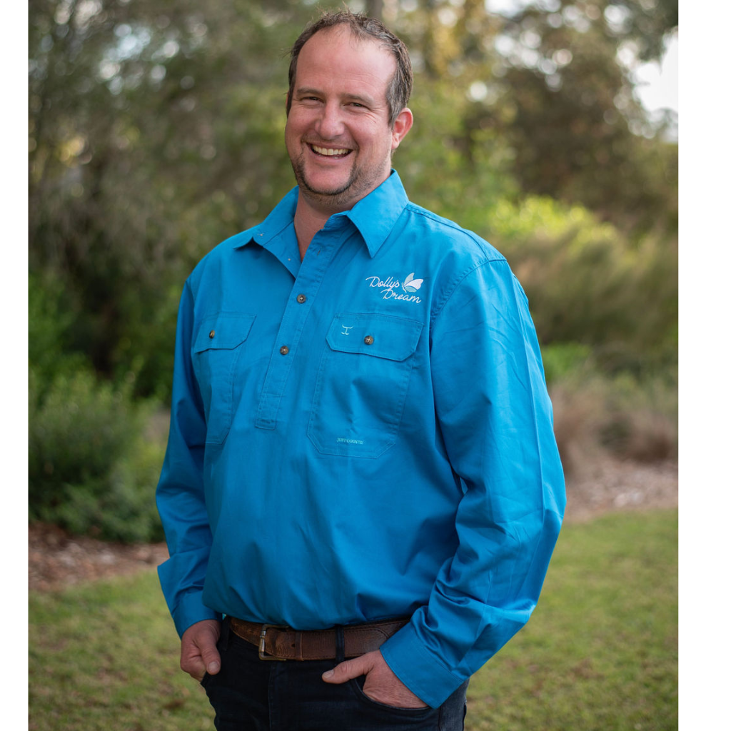 Dollys Dream Mens Half Button Shirt