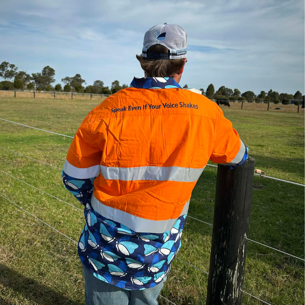 Dollys Dream Unisex Hi Vis Half Button Shirt - Orange