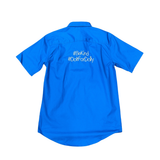 Dolly's Dream Mens Short Sleeve Shirt - Blue Jewel
