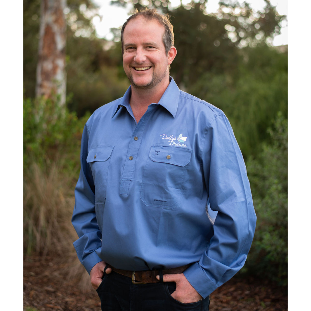 Dollys Dream Mens Half Button Shirt