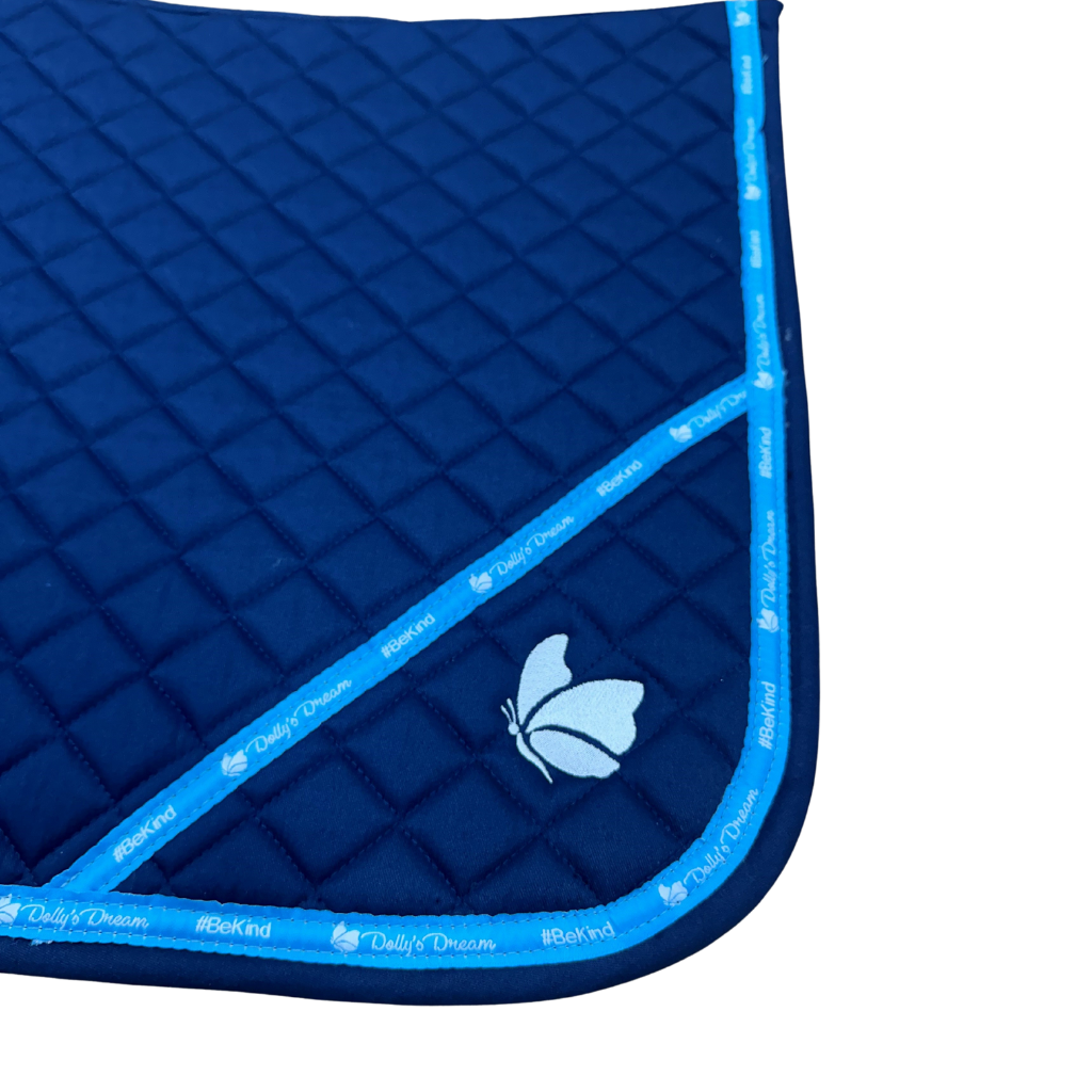 Dollys Dream Quilted All Purpose Saddle Pad - Navy