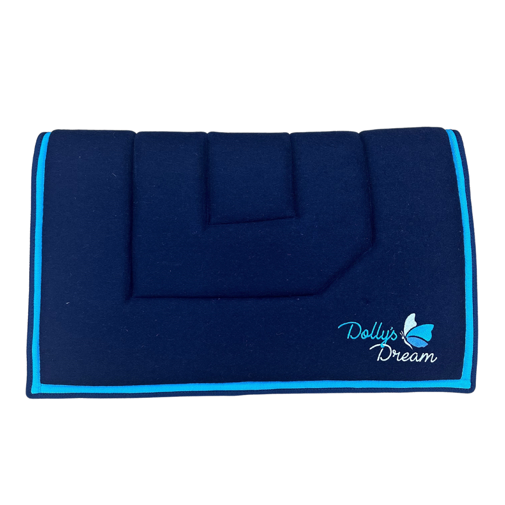 Dollys Dream Stock Saddle Pad - Navy