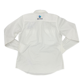 Dollys Dream Womens Half Button Shirt - White