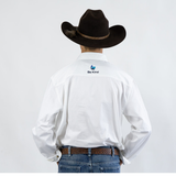 Dollys Dream Mens Full Button Shirt - White