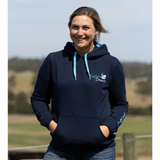 Dollys Dream Womens Butterfly Hoodie - Navy