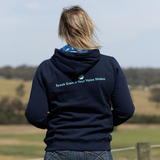 Dollys Dream Womens Butterfly Hoodie - Navy
