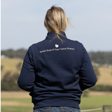 Dollys Dream Womens Half Zip Crew Jumper - Navy