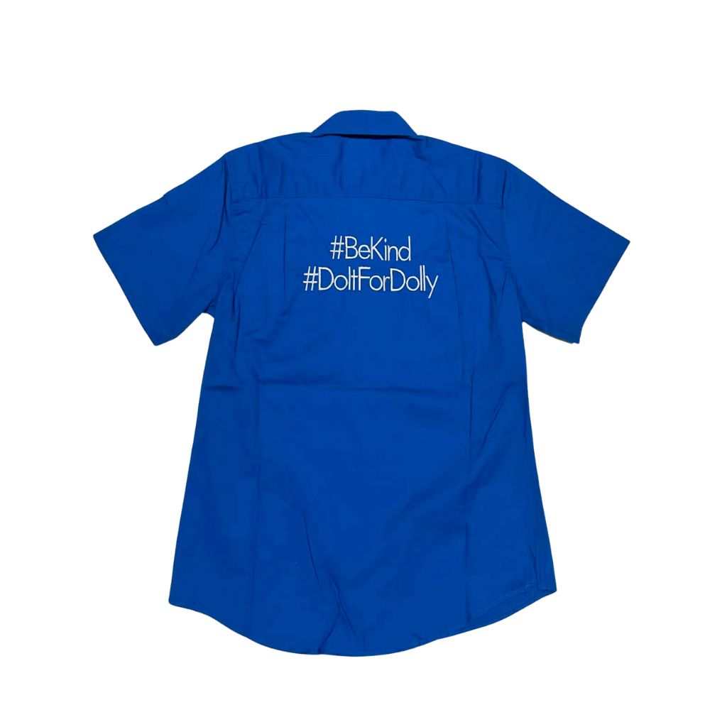 Dolly's Dream Womens Short Sleeve Shirt - Blue Jewel