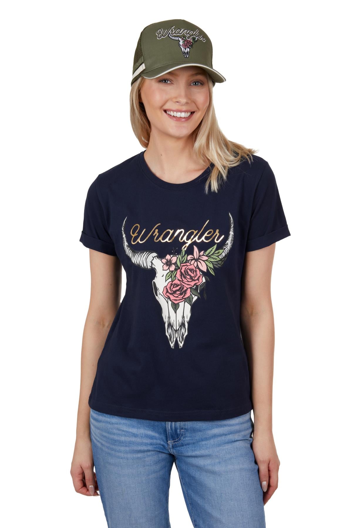 Wrangler Womens Donna Tee - Navy