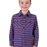 Dux Back Kids Timma Thermal Shirt - Purple