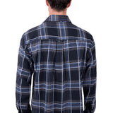 Dux Back Mens Kal Thermal Shirt - Charcoal/Blue