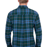 Dux Back Mens Jace Thermal Shirt - Green/Steel