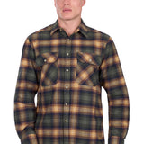 Dux Back Mens Micah Thermal Shirt - Khaki/Tan