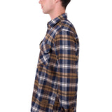 Dux Back Mens Halton Thermal Shirt - Black/Tan
