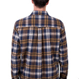 Dux Back Mens Halton Thermal Shirt - Black/Tan