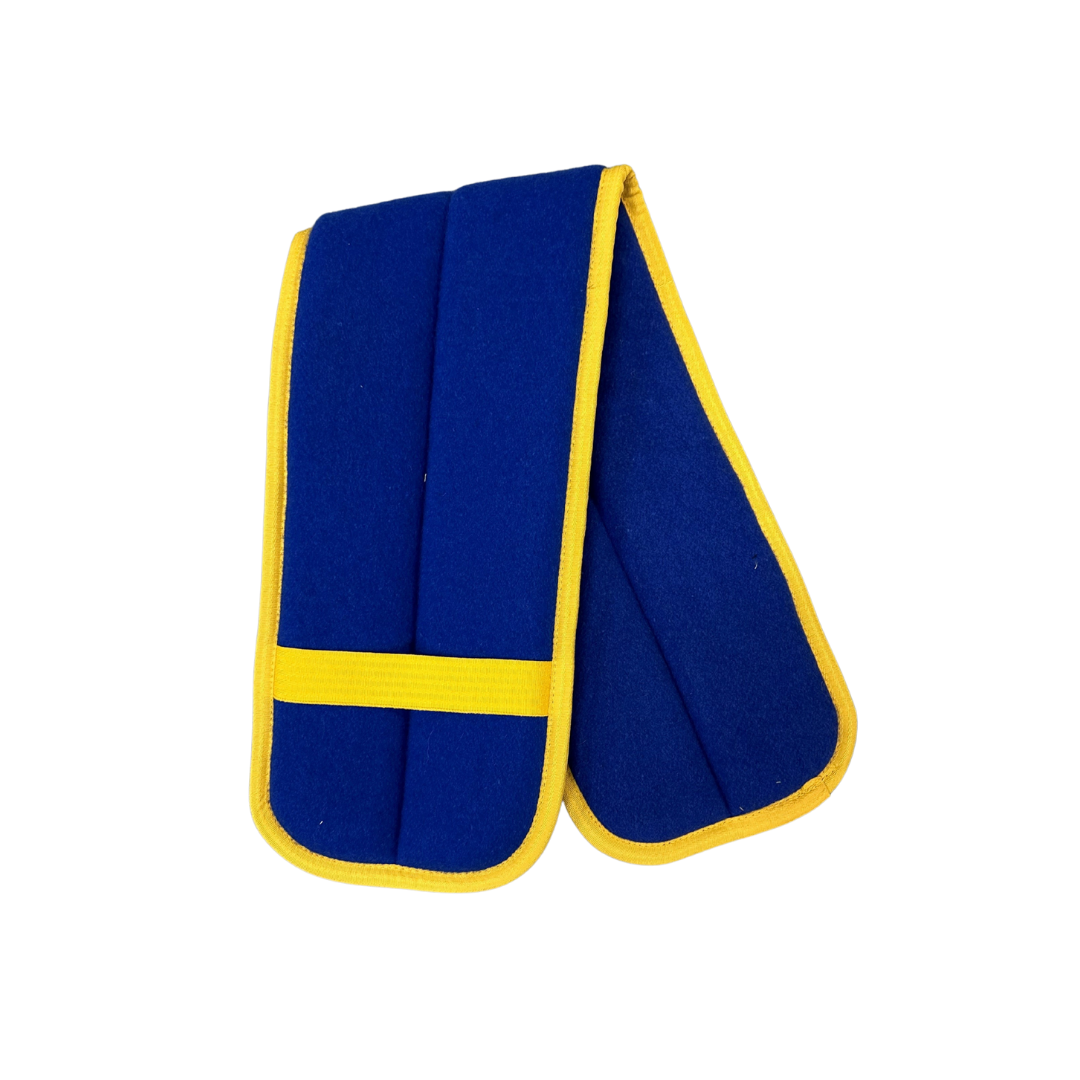 ECPHC Wool Harness Pad - Royal/Gold