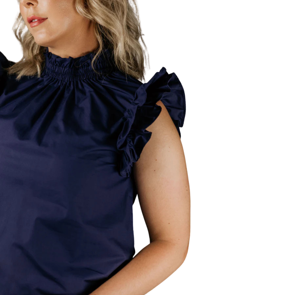 El Jay Rosie Top - Navy