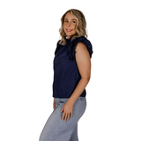 El Jay Rosie Top - Navy