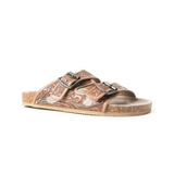 Falling Feather Sandals - Dark Brown
