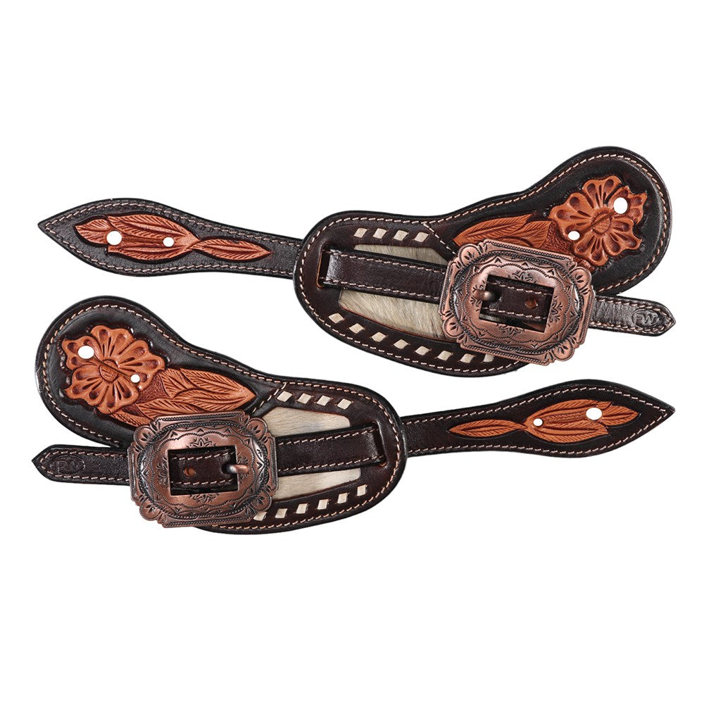 Fort Worth Halona Spur Straps - Cowhide