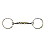 Fort Worth Loose Ring Snaffle Flat Plate Sweet Iron 5.25Inch