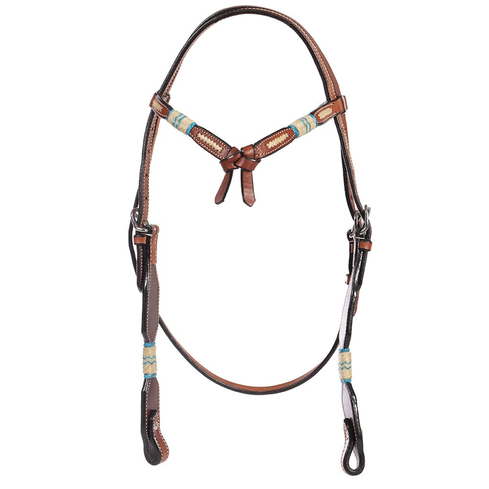 Fort Worth Mississippi Headstall Knotted Brow Bridle