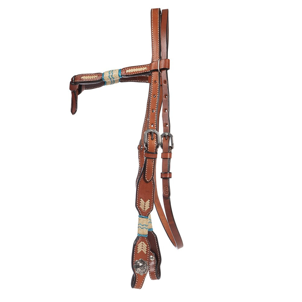 Fort Worth Mississippi Headstall Knotted Brow Bridle