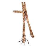 Printed Headstall - Giraffe